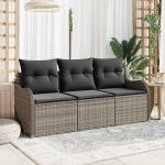 Aia diivanikomplekt padjaga 3 pcs hall pol&uuml;rotang