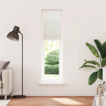 Plisseekardin 40 x 200 cm valge