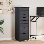 Ratastega sahtlikapp "moss", hall, m&auml;nnipuit