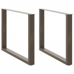S&ouml;&ouml;gilaua jalad u-kujulised 2 tk, naturaalne teras, 100 x (72&ndash;73) cm, teras