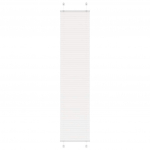 Plisseeritud ruloo valge 45x200 cm kanga laius 44,4 cm