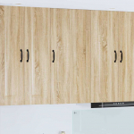 Seinakapp k&ouml;&ouml;ki riiuliga sonoma tamm 50 x 31 x 100 cm tehispuit