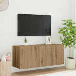 Tv seina kapp k&auml;sit&ouml;&ouml;puu 100 x 35 x 41 cm tehispuit