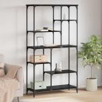 Raamatukapp must tamm 99 x 35,5 x 176 cm tehispuit