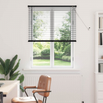 Veneetsia rulo reguleeritav must 150 x 70 cm pvc