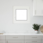 Keldriakendus risor valge 60 x 60 cm pvc ja klaas