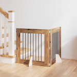 Koerav&auml;rav koos aluspuudega 2 pcs vana puit 80 x 80 cm