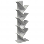 Puu raamatuh shelf 6-tasandiline 30 x 18 x 100 cm tehispuit
