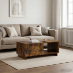 Kohvilaud suitsutatud tamm 95 x 50,5 x 35 cm tehispuit
