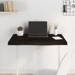 Lauaplaat, tumepruun, 80 x 60 x (2-6) cm, t&ouml;&ouml;deldud tammepuit