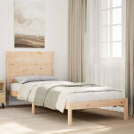 Voodiraam ilma madratsita, 90x210 cm, m&auml;nnipuit