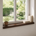 Aknaalused 2 tk tume pruun 70 x 15 x 2 cm tugev lepppuu