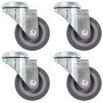 Poldiaukudega p&ouml;&ouml;rlevad rattad, 4 tk, 50 mm