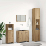 4-osaline vannitoa m&ouml;&ouml;blikomplekt, kunsttamm, tehispuit