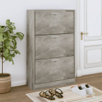 Jalatsikapp, betoonhall, 63 x 24 x 103 cm, tehispuit
