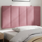 Voodipeatsi padi hanko, roosa, 100 cm, samet