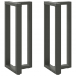 Baarilaua jalad t-kujulised 2 tk, antratsiithall, 40 x 35 x (100-101) cm, teras