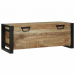 Hoiukastid ladustamisega pruun 80 x 30 x 30 cm mangopuit