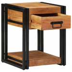 &Ouml;&ouml;lambi kapp sahtliga pruun 40 x 40 x 50 cm tugev akaatsiapuit