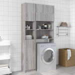 Vannitoakapp, hall sonoma tamm, 32 x 25,5 x 190 cm, tehispuit