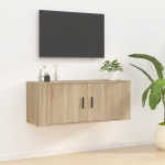 Seinale kinnitatav telerikapp, sonoma tamm, 100 x 34,5 x 40 cm