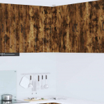 K&ouml;&ouml;gikapp riiuliga suitsetatud tamm 57 x 57 x 80 cm tehispuit