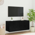 Tv seina kapp must tamm 100 x 35 x 41 cm tehispuit