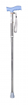 Folding walking stick ACTIONMED silver