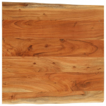 Kandiline lauaplaat, naturaalsed servad, 80x80x3,8 cm, akaatsia