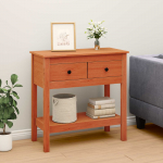Konsoollaud sahtliga vahapruun 75 x 35 x 75 cm pine puit