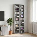 Cd kapp 2 tk hall sonoma 33 x 23,5 x 175 cm tehispuit
