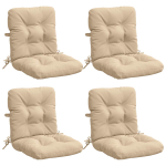 4-t&uuml;kiline k&otilde;rge seljatoega toolipatjade komplekt vianen 4 pcs