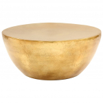 Kohvilaud sepistatud alumiiniumist 70 x 30 cm messing