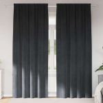Pimendavad kardinad 2 pcs helehall 140 x 260 cm samet