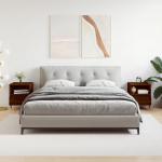 &Ouml;&ouml;kapid 2 tk, pruun tamm, 40 x 35 x 50 cm, tehispuit