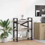 Raamatukapp sonoma tamm 100 x 33,5 x 102 cm tehispuit