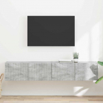 Tv seina kapp 2 pcs betoon 60 x 31 x 29.5 cm tehispuit