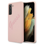 Guess GUHCS21MLSVSPI S21+ G996 pink/pink hardcase Script Vintage