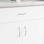 K&auml;epide 2 pcs h&otilde;bedane 107 x 3.6 x 23 mm roostevaba teras