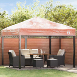 Gazebo katte vahetus l&auml;bipaistev 400 x 300 x 32 cm pvc
