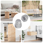 K&uuml;&uuml;nise p&auml;hklid 2 pcs h&otilde;bedane m8 x 10 mm teras