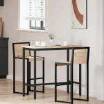Laud neutraalne 100 x 50 x 91 cm t&ouml;&ouml;deldud puit ja teras