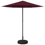Aedapara 230 x 230 cm pol&uuml;ester ristk&uuml;lik bordeaux punane