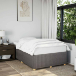 Voodiraam ilma madratsita taupe 120x200 cm kangas