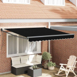 K&auml;igukohandatav varikatus must 350 x 250 cm kangas