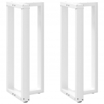 Baarilaua jalad t-kujulised, 2 tk, valged, 50 x 35 x (100-101) cm, teras