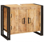 Vannitoa valamukapp 71 x 33 x 58 cm tugev mango puit ja raud