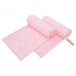 Spordir&auml;tikud 2 pcs roosa 200 x 100 cm pol&uuml;ester ja pol&uuml;amiid