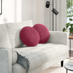 Istumispatjad 2 pcs veinpunane &oslash; 40 x 13 cm samet