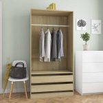 Garderoob sonoma tamm 100 x 50 x 200 cm tehispuit